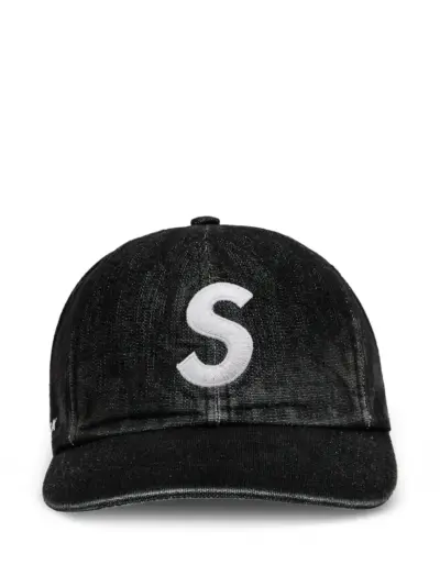 Supreme cordura denim S logo cap - Black