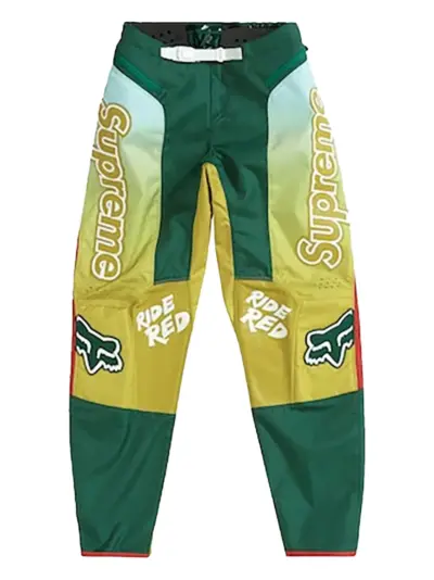 Supreme x Honda Fox Racing Moto "Moss Green" trousers