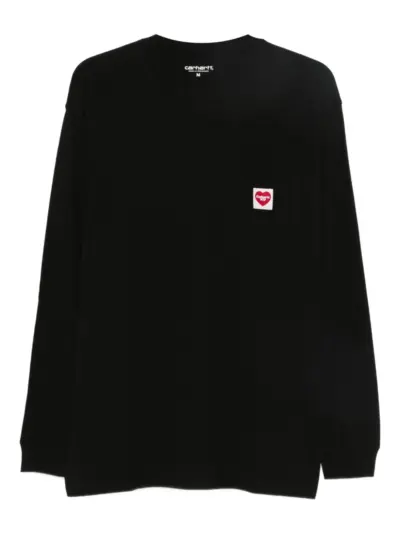 Carhartt WIP Pocket Heart long-sleeve T-shirt - Black
