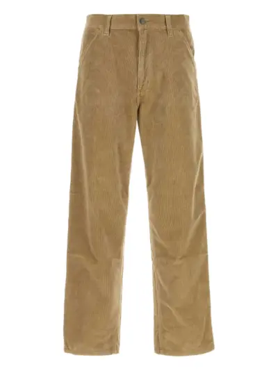 Carhartt WIP single-knee corduroy trousers - Neutrals