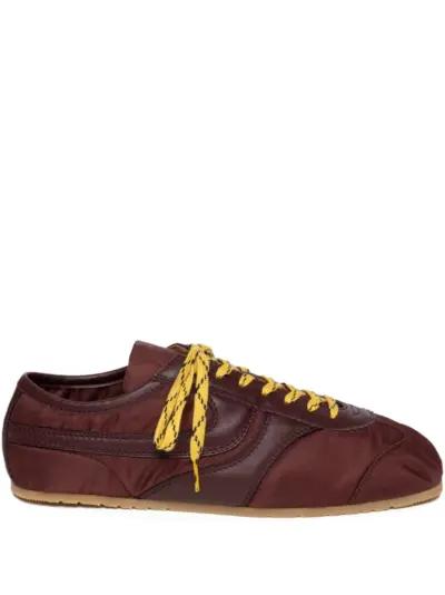DRIES VAN NOTEN lace-up sneakers - 359 BORDEAUX