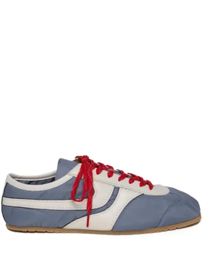 DRIES VAN NOTEN panelled sneakers - Blue