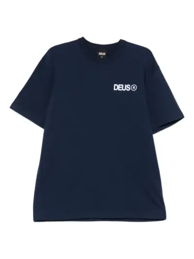 Deus Ex Machina logo-print T-shirt - Blue