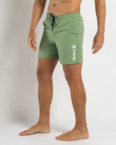 Hurley Men's One & Only Volley Board Shorts in Green Size XL
