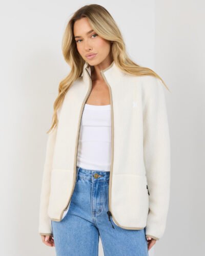 Hurley Women's Explore Thermal Polartec Jacket in Grey Size XS