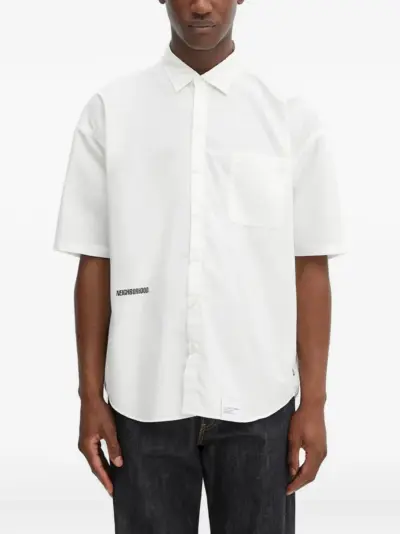Neighborhood pocket short-sleeve shirt - White