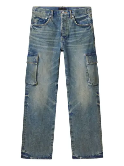 Purple Brand P011 cargo-pocket jeans - Blue