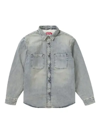 Supreme snap-fastening shirt - Blue