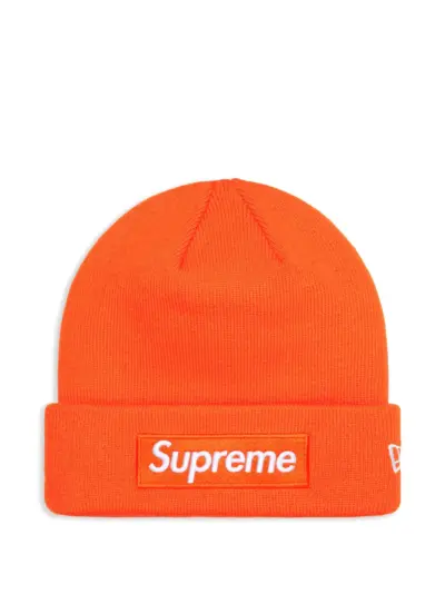 Supreme x New Era® Box Logo beanie - Orange