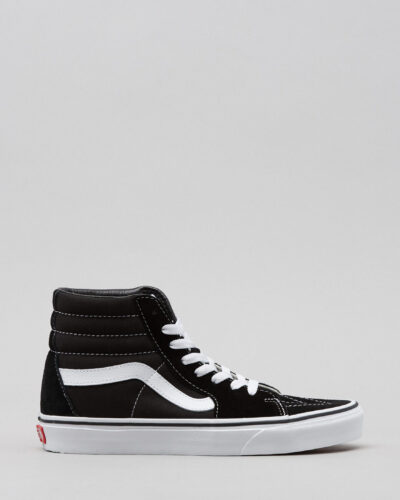 Vans Women's Sk8 Hi-Top Shoes in Black Size 11.5