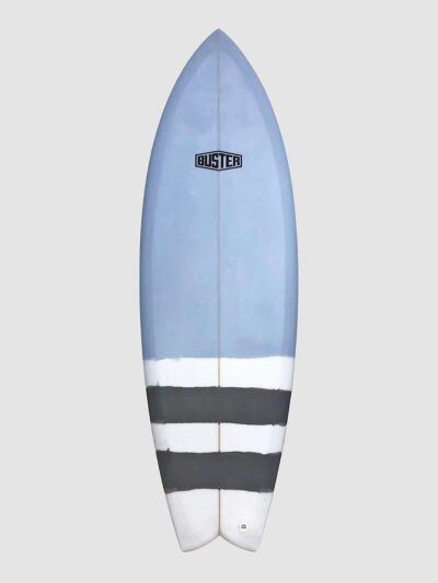 Buster Quad Fish Surfboard gray