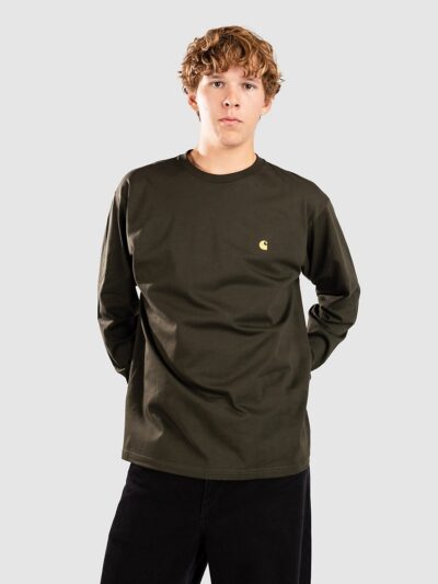 Carhartt WIP Chase Long Sleeve T-Shirt gold