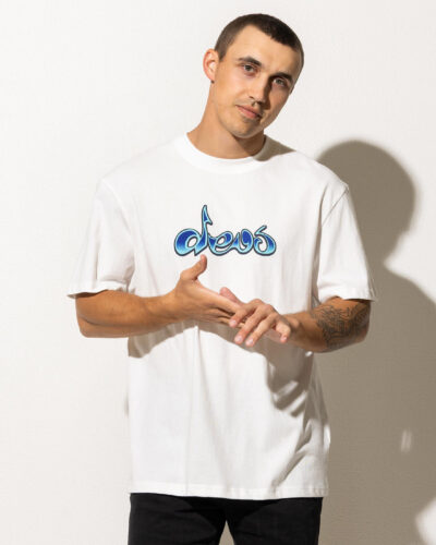 Deus Ex Machina Men's Four Seasons T-Shirt in White Size Medium