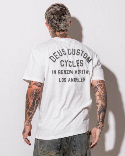 Deus Ex Machina Men's Palermo T-Shirt in White Size Small