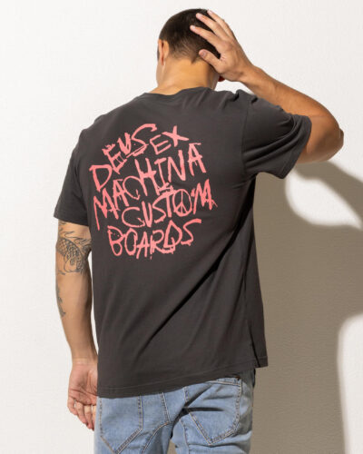 Deus Ex Machina Men's Scrambler T-Shirt in Black Size XL