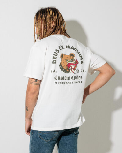 Deus Ex Machina Men's Sourmug T-Shirt in White Size 2XL