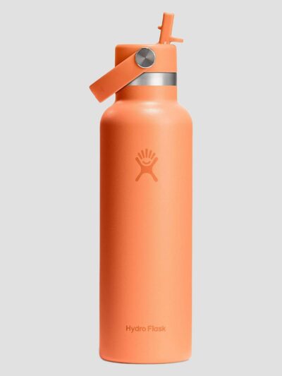 Hydro Flask 21 Oz Standard Flex Straw Cap Bottle nectar orange
