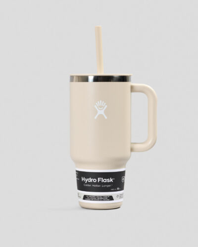 Hydro Flask 32Oz Travel Tumbler With Straw Lid in Natural