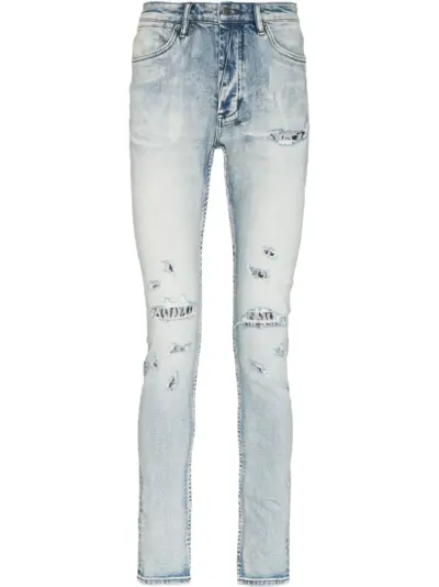 Ksubi Van Winkle Fire Patch Punk Blu skinny jeans - Neutrals