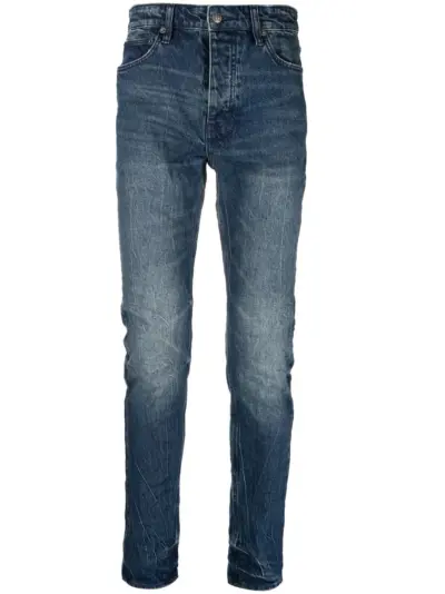Ksubi stonewashed skinny jeans - Blue