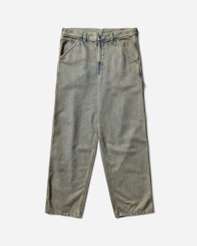 Men s OG Single Knee Pants Blue / Leather (Garment Dyed)