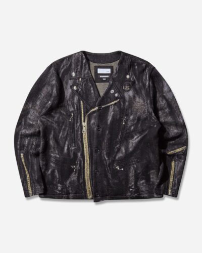 Men s TOLQ Riders Pattern Cardigan Black