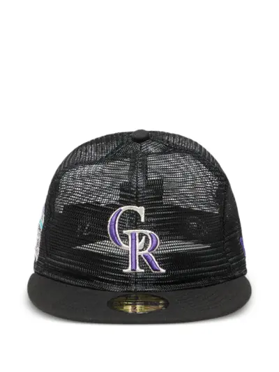 NEW ERA CAP Colorado Rockies Mesh Patch 59FIFTY Fitted cap - Black