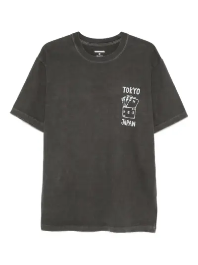 Neighborhood graphic-print round-neck T-shirt - Black