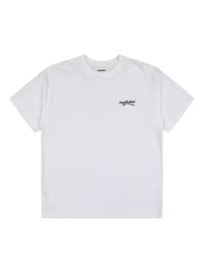 Neighborhood logo-printed crew-neck T-shirt - White