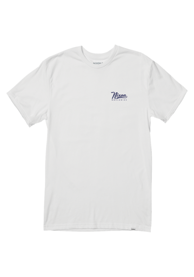Nixon Looped Repreve T-Shirt in White, Small