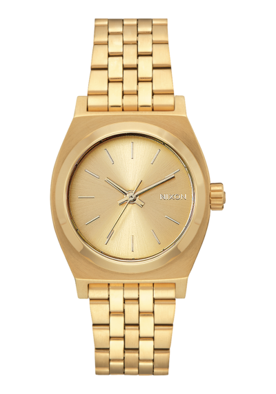 Nixon Medium Time Teller Watch in All Gold, 31mm