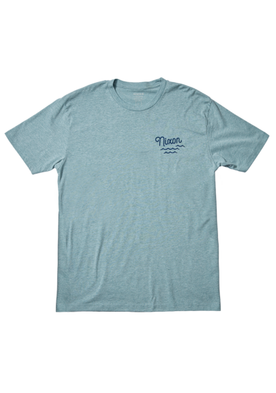 Nixon Quinny Short Sleeve T-Shirt S - Heather Pacific