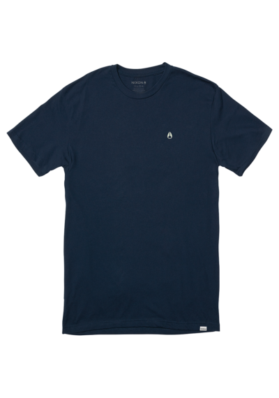 Nixon Sparrow Repreve T-Shirt in Navy, Small
