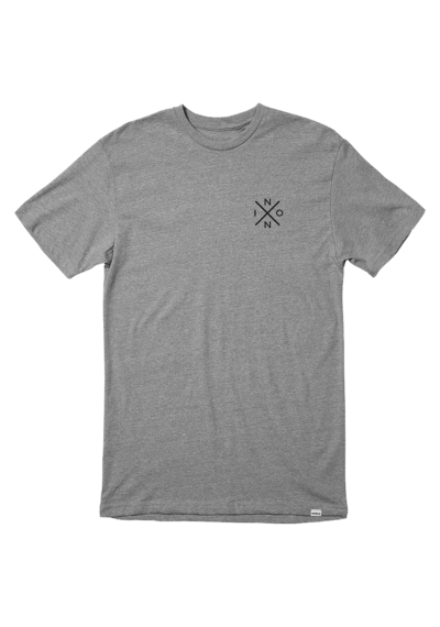 Nixon Spot Short Sleeve T-Shirt S - Dark Heather Gray