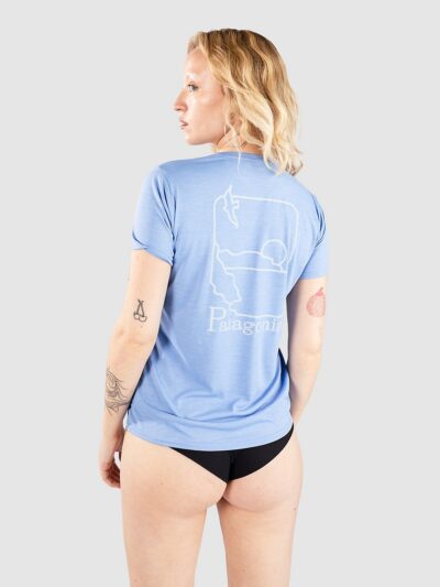 Patagonia Cap Cool Daily Graphic Lycra swelldrfter abundant blue