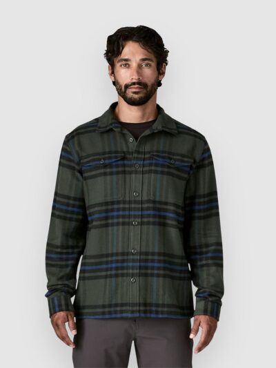 Patagonia Fjord Flannel Shirt old growth green