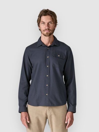 Patagonia LW Fjord Flannel Shirt smolder blue