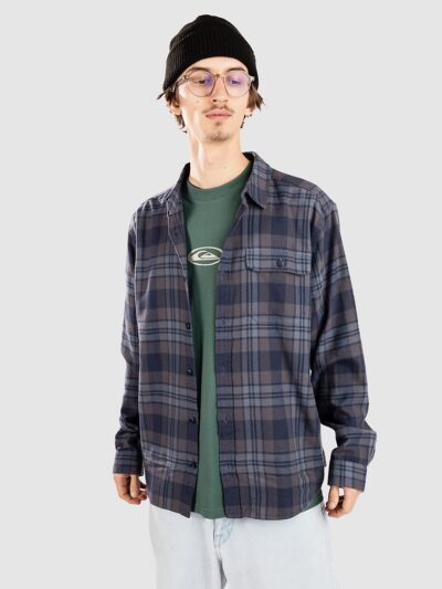 Patagonia LW Fjord Flannel Shirt smolder blue
