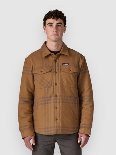 Patagonia LW Insulated Fjord Flannel Shirt deer brown