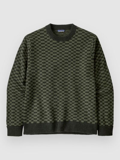 Patagonia Recycled Wool-Blend Pullover old growth green