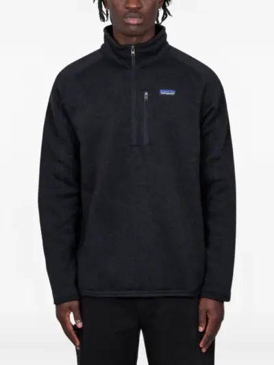 Patagonia logo-patch sweatshirt - Black