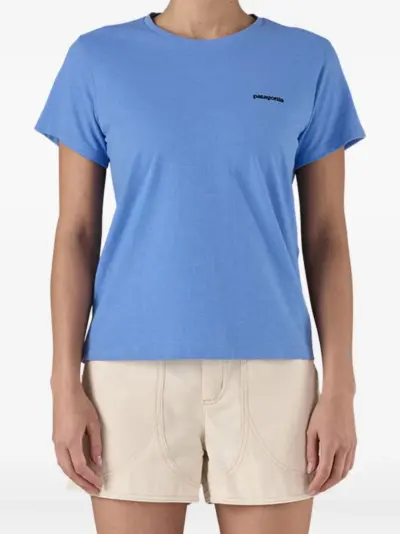 Patagonia logo-print T-shirt - Blue