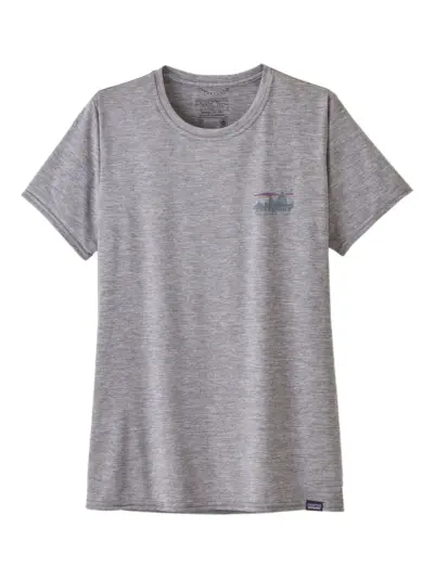 Patagonia mountain-print T-shirt - Grey