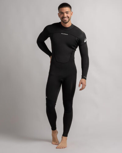 Quiksilver Men's Prologue+ 3/2Mm Back Zip Wetsuit in Black Size Large