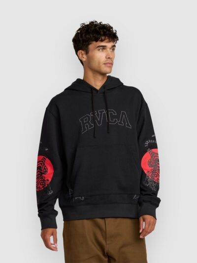 RVCA Tiger Sun Hoodie rvca black