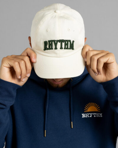 Rhythm Men's Arch Sports Cap in Cream