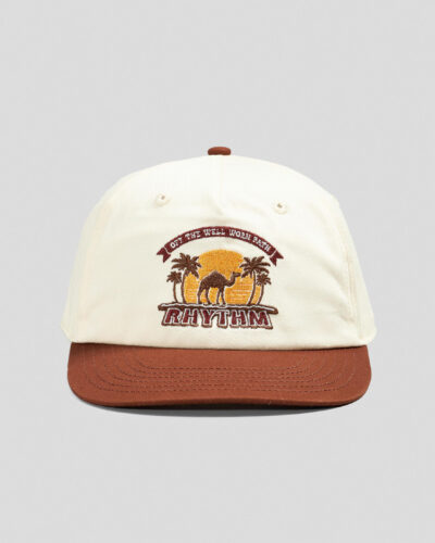 Rhythm Men's Camel Palm Cap in Cream
