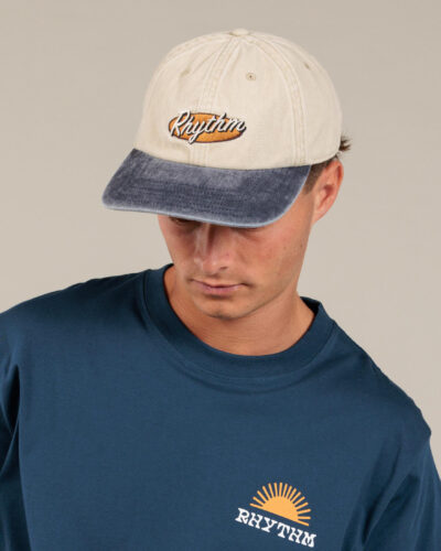 Rhythm Men's Hallmark Cap in Cream
