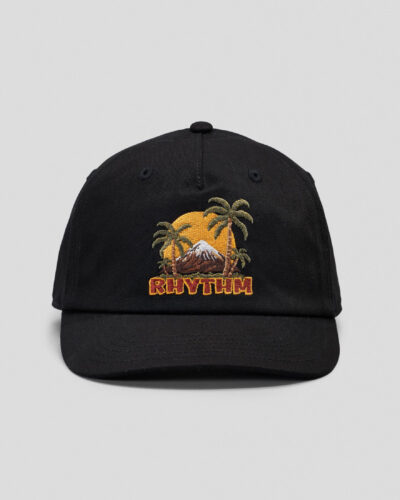 Rhythm Men's Palm Island Cap in Black