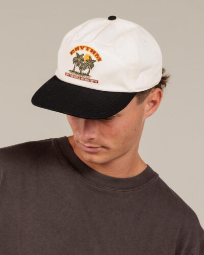 Rhythm Men's Three Palms Cap in Black